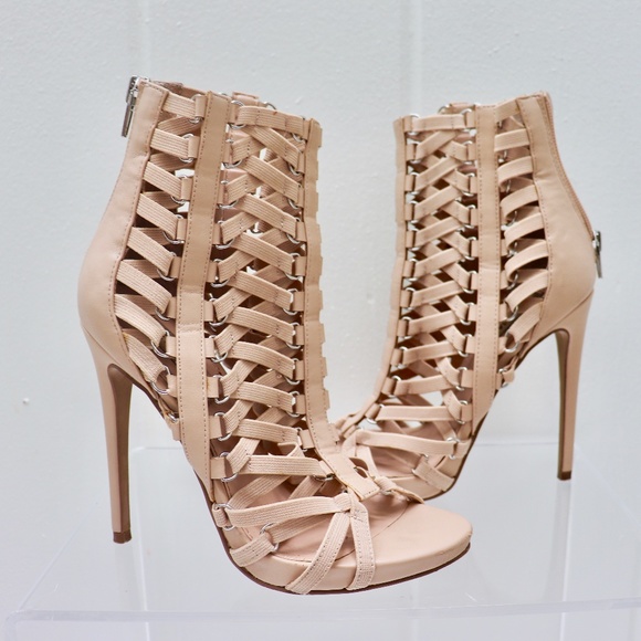 steve madden caged booties
